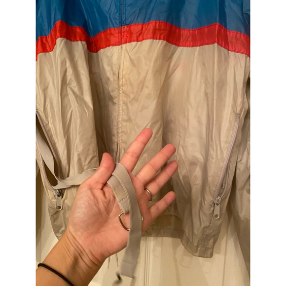 Men's Lacoste Jacket, Size L, Blue Beige - Picture 6 of 8